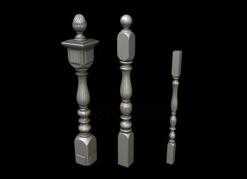 Pillar (ST_0296) 3D model for CNC machine